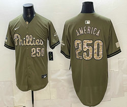 Nike San Diego Padres #250 America Olive 2026 Armed Forces Day Jersey