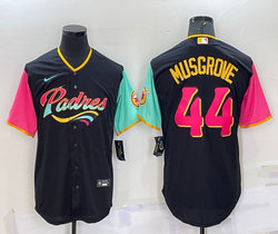 Nike San Diego Padres #44 Joe Musgrove Black 2022 City Game Authentic Stitched MLB Jersey