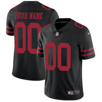 Nike San Francisco 49ers Customized Black Limited Vapor Untouchable Authentic Stitched NFL Jerseys