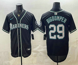 Nike Seattle Mariners #29 Biggumper Navy Blue Authentic Stitched MLB Jersey