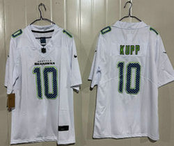 Nike Seattle Seahawks #10 Cooper Kupp White Fashion Stitched Football Jersey
