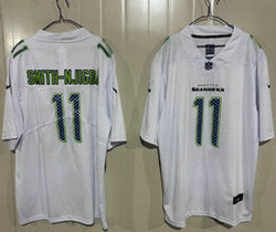 Nike Seattle Seahawks #11 Jaxon Smith-Njigba White Fashion Stitched Football Jersey