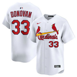 Nike St. Louis Cardinals #33 Brendan Donovan White Baseball Jersey