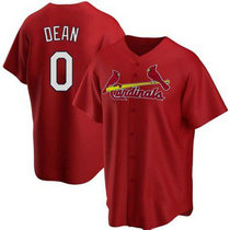 Nike St.Louis Cardinals #0 Austin Dean Red Game Authentic stitched MLB jersey