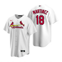 Nike St.Louis Cardinals #18 Carlos Martinez White Game Authentic stitched MLB jersey