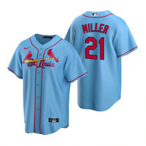 Nike St.Louis Cardinals #21 Andrew Miller Light Blue Game Authentic stitched MLB jersey