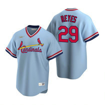 Nike St.Louis Cardinals #29 Alex Reyes Cooperstown Collection Light Blue Authentic Stitched MLB Jersey
