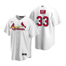 Nike St.Louis Cardinals #33 Kwang-hyun Kim White Game Authentic stitched MLB jersey