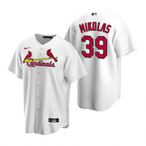 Nike St.Louis Cardinals #39 Miles Mikolas White Game Authentic stitched MLB jersey