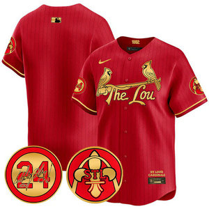 Nike St.Louis Cardinals #56 Sonny Gray Red 2024 City Gold Name Game Authentic stitched MLB jersey.webp