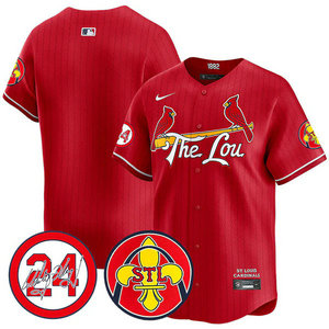 Nike St.Louis Cardinals Blank Red 2024 City Game Authentic stitched MLB jersey