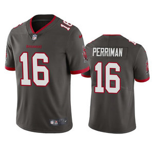 Nike Tampa Bay Buccaneers #16 Breshad Perriman Brown Grey Vapor Untouchable Authentic Stitched NFL Jersey