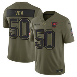 Nike Tampa Bay Buccaneers #50 Vita Vea Olive 2025 Salute To Service Stitched Football Jersey