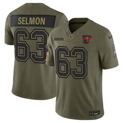 Nike Tampa Bay Buccaneers #63 Lee Roy Olive 2025 Salute To Service Stitched Football Jersey