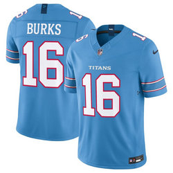 Nike Tennessee Titans #16 Treylon Burks 2026 Light Blue Authentic Stitched NFL Jersey