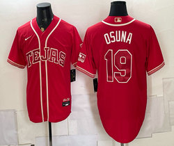 Nike Texas Rangers #19 Alejandro Osuna Red 2026 City MLB Jersey