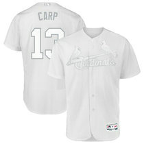 St. Louis Cardinals #13 Matt Carpenter Carp Majestic White 2019 Players Weekend Authentic Player Jersey