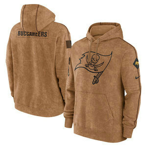Tampa Bay Buccaneers 2023 Camo Salute To Service Pullove Hoodie