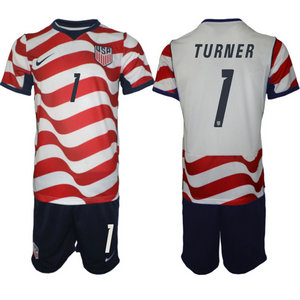 United States #1 Turner Home 2026 World Cup Soccer jersey