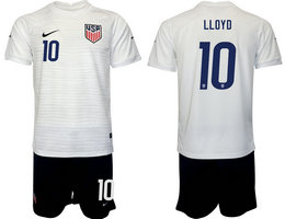 United States #10 LLOYD 2022 World Cup National Soccer Jersey
