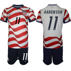 United States #11 AAronson Home 2026 World Cup Soccer jersey