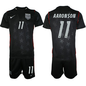 United States #11 Aaronson Away 2026 World Cup Soccer jersey