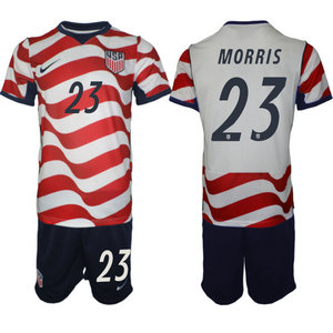 United States #23 Morris Home 2026 World Cup Soccer jersey