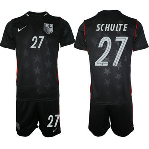 United States #27 Schulte Away 2026 World Cup Soccer jersey