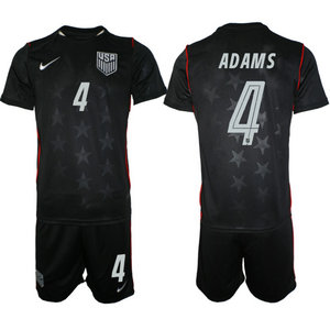 United States #4 Adams Away 2026 World Cup Soccer jersey