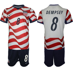 United States #8 Dempsey Home 2026 World Cup Soccer jersey
