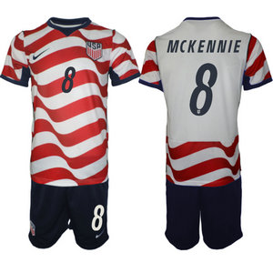 United States #8 Mckennie Home 2026 World Cup Soccer jersey