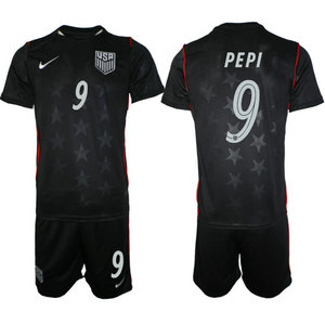 United States #9 Pepi Away 2026 World Cup Soccer jersey