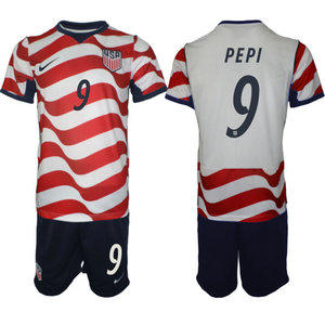 United States #9 Pepi Home 2026 World Cup Soccer jersey