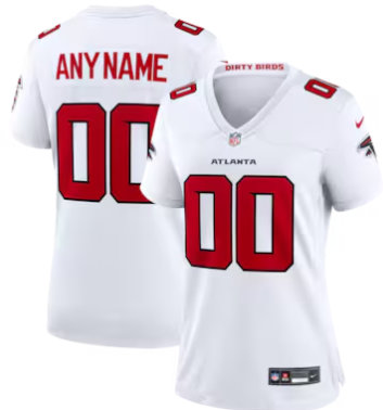 Women's Nike Atlanta Falcons Custom White 2026 Stitched Football Jersey