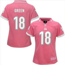 Women's Nike Cincinnati Bengals #18 A. J. Green 2015 Pink Authentic Stitched NFL jersey