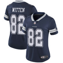 Women's Nike Dallas Cowboys #82 Jason Witten Blue Vapor Untouchable Authentic Stitched NFL Jersey