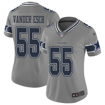 Women's Nike Dallas cowboys #55 Leighton Vander Grey Inverted Legend Vapor Untouchable Authentic Stitched NFL jersey