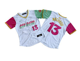 Women's Nike San Diego Padres #13 Manny Machado White City Limited Authentic Stitched MLB Jersey