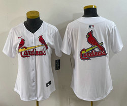 Women's Nike St.Louis Cardinals Blank Cardinals on the back Baseball Jersey