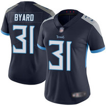 Women's Nike Tennessee Titans #31 Kevin Byard Navy Blue New Vapor Untouchable Limited Authentic Stitched NFL Jersey