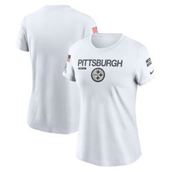 Women's Pittsburgh Steelers 2024 Salute To Service T-shirt