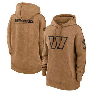 Women's Washington Redskins 2023 Camo Salute To Service Pullove Hoodie
