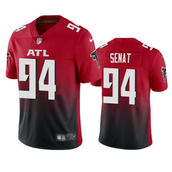 Youth Nike Atlanta Falcons #94 Deadrin Senat Red Game Authentic Stitched NFL Jersey