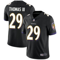 Youth Nike Baltimore Ravens #29 Earl Thomas III Black Vapor Untouchable Limited Authentic Stitched NFL Jersey