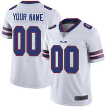 Youth Nike Buffalo Bills Customized White Limited Vapor Untouchable Authentic Stitched NFL Jerseys