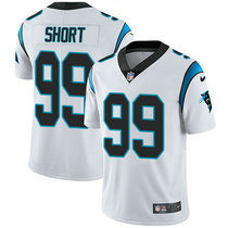 Youth Nike Carolina Panthers #99 Kawann Short White Vapor Untouchable Limited Authentic Stitched NFL Jersey
