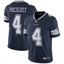 Youth Nike Dallas Cowboys #4 Dak Prescott Blue Vapor Untouchable Authentic Stitched NFL Jersey