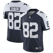 Youth Nike Dallas Cowboys #82 Jason Witten Blue Thanksgiving Vapor Untouchable Authentic Stitched NFL Jersey