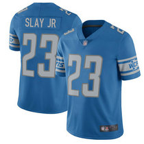 Youth Nike Detroit Lions #23 Darius Slay JR Blue Vapor Untouchable Authentic Stitched NFL Jersey