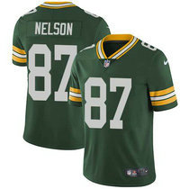 Youth Nike Green Bay Packers #87 Jordy Nelson Green Vapor Untouchable Authentic Stitched NFL Jersey